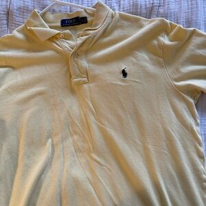 Polo by Ralph Lauren Men's Yellow Polo Shirt